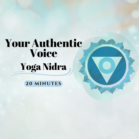 Your Authentic Voice 20 Minute Throat Chakra Yoga Nidra